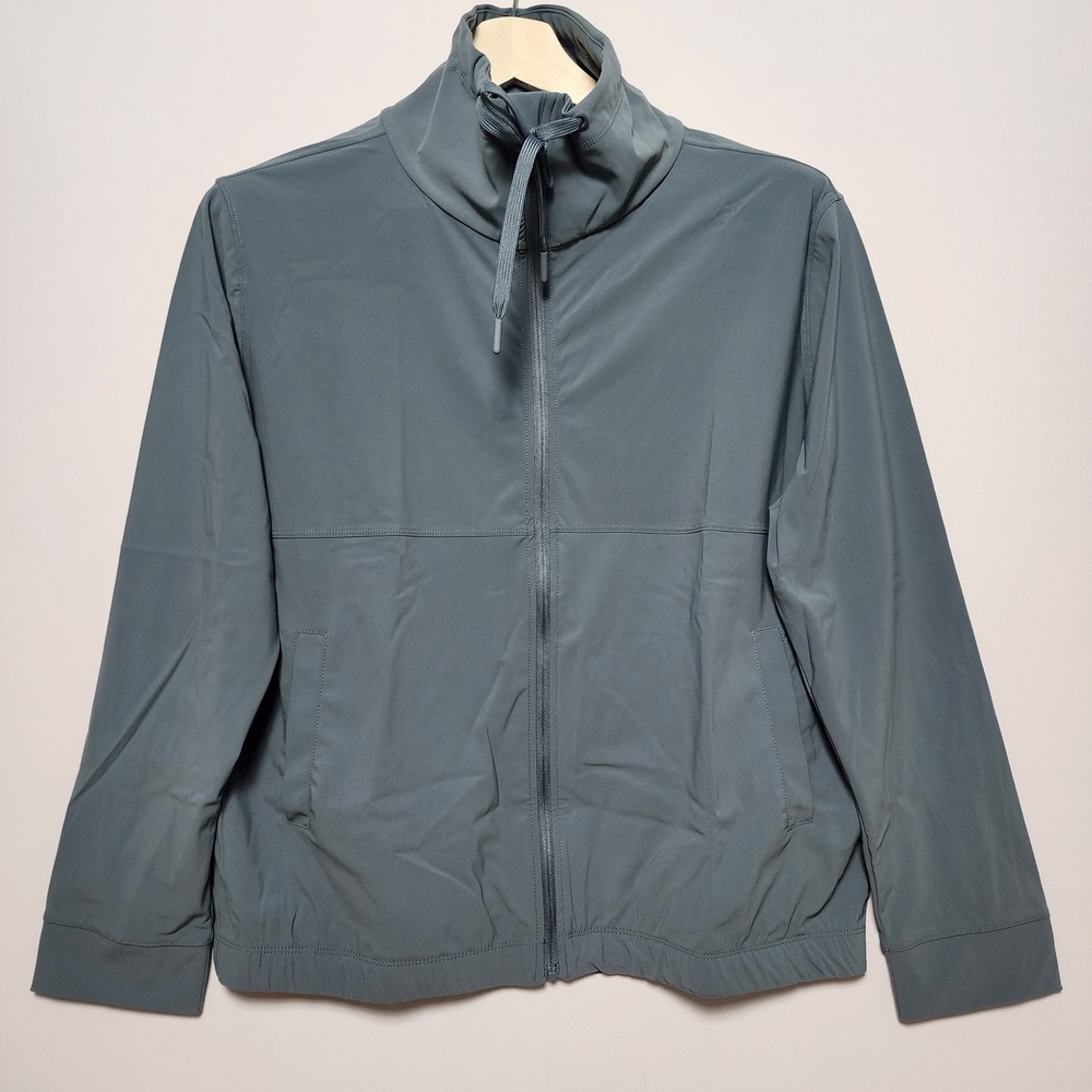 Kirkland Signature Full Zip Lightweight Performance Jacket Slate Gray Medium